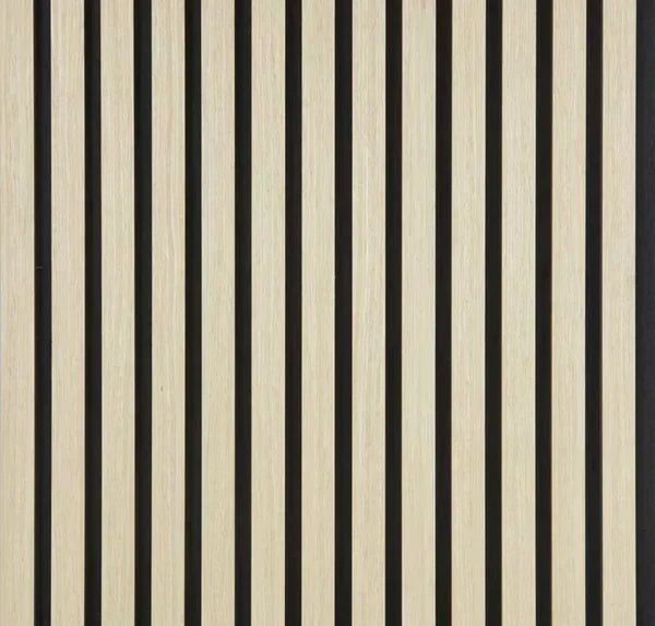 Akustikpaneel mit realistischer Holzstruktur, selbstklebend. Kein Papiermaterial – gefertigt aus widerstandsfähigem, strukturiertem Verbundstoff. (300 cm x 40 cm)
